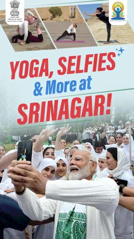 Yoga, Selfies and more at Srinagar!

#IDY2024 #YogaForSelfAndSociety