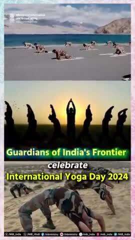 From the heights of the #Siachen to high seas, From Icy #PangongTso to mountains & warships, Indian armed forces led #YogaDay2024 celebrations with infectious zeal and patriotic fervour across the frontiers of the nation.