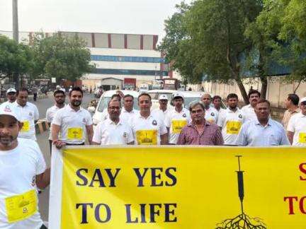 a walkathon to raise awareness against Drug Abuse was organised on 25.06.24 by ACC (EXPORT),Delhi
#DrugFreeIndia