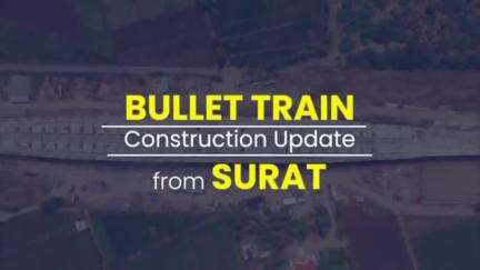 Surat’s infrastructure is on the rise as the Mumbai-Ahmedabad #BulletTrain project progresses.