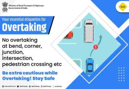 Etiquettes for Overtaking!   #RoadSafety #DriveResponsibly

#pibmorth