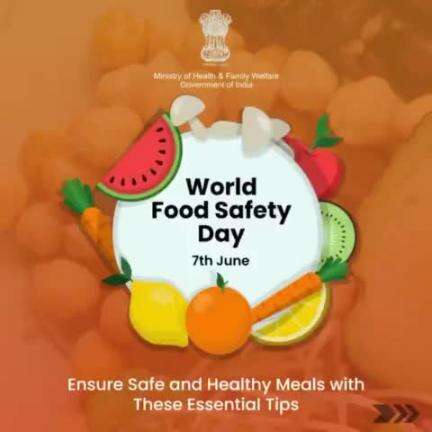 Make every meal safe and healthy! Ensure proper cooking temperatures to kill harmful bacteria. Remember, food safety starts with you. #WorldFoodSafetyDay #HealthForAll #fssai_mohfw