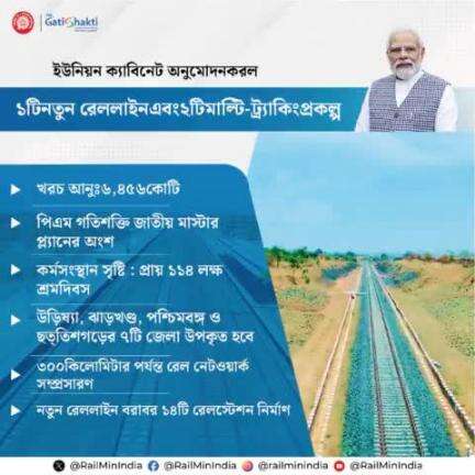 #CabinetDecision #NayiPatriNayiRaftaar #RailInfra4India