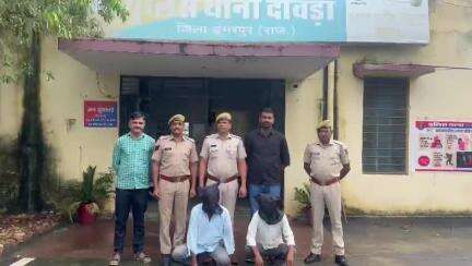 #पुलिस_थाना_दोवड़ा द्वारा भेड़ पालक के साथ #जानलेवा_हमला करने के मामले में 02 अभियुक्त गिरफ्तार।