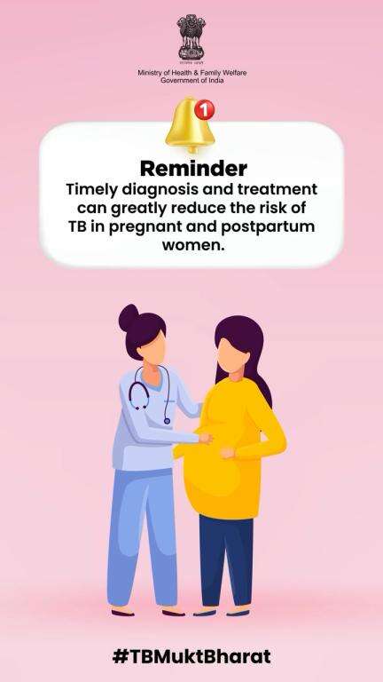 Importance of timely diagnosis and treatment in reducing TB risk and ensuring safe motherhood
#TBHaregaDeshJeetega