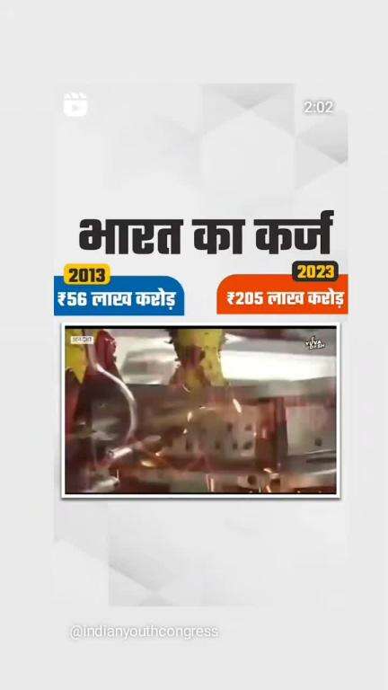 भारत पर कर्ज 😯
#2013अन्तर #2023 
#indian #bhart#modi #bjp