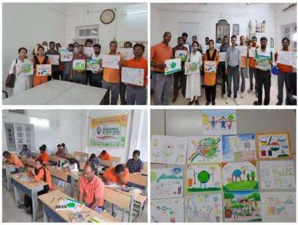 A drawing competition was organized among the trainees of MDZTI/APDJ on the Swachhta theme as part of the #SwachhtaHiSeva2024 campaign

#SwachhBharat
#SHS2024