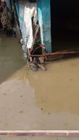 Hathonra me road ki nali nai banane par ghar pani se bhar gya nai mili panchayat se madad #cmhelpline #budni#hathnora