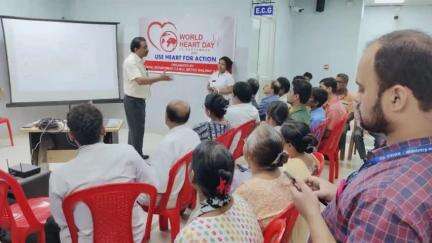 #MetroRailway observed #WorldHeartDay today at #TapanSinhaMemorialHospital