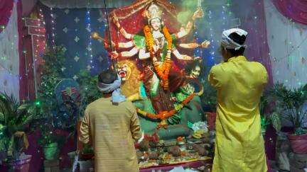 hasalpur ki durga maa ki maha arti # @nikhilbele