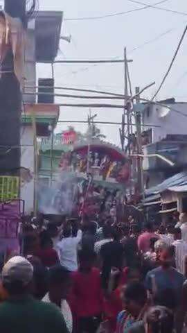 man Durga ti visarjan navanagar bajar