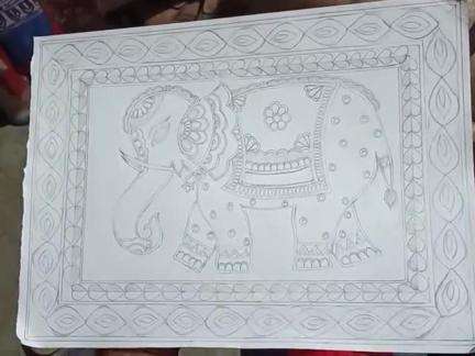 @#famous mithila painting