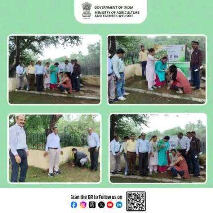 As part of the ongoing Special Campaign 4.0 under Swachhata Hi Seva 2024, National Rainfed Area Authority, Pusa, New Delhi, organized a plantation drive. #agrigoi #SpecialCampaign4 #SwachhBharatMission #NRAA #SwachhataHiSeva2024