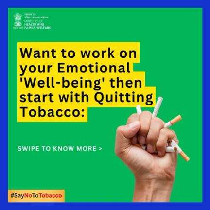 Quitting tobacco doesn’t just heal your body, it heals your mind too. 🌱🚭 
.
#SayNoToTobacco