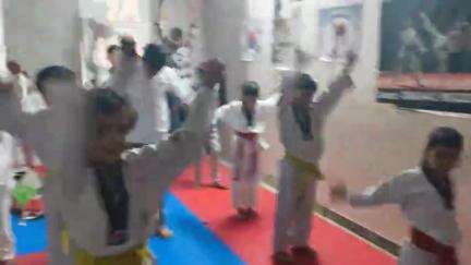 learn Karate taekwondo self-defense adm open for boys girls pankha circle-churu8949454445#churuvision #churulive #viral