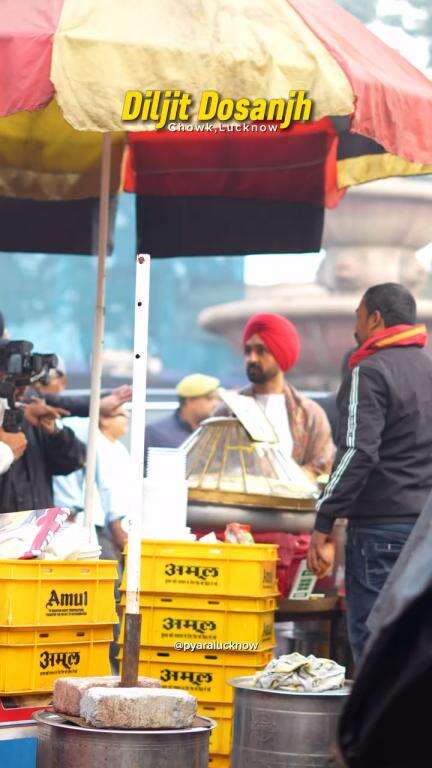 Diljit paji in lucknow 🌺🥰