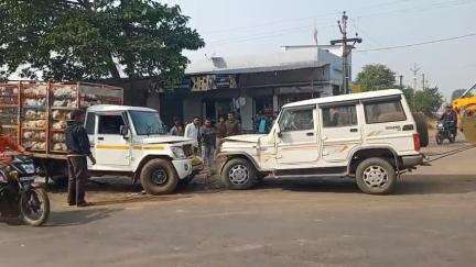 Rajnandgaon bori main Bolero or Bolero pickup ka takkar #accident