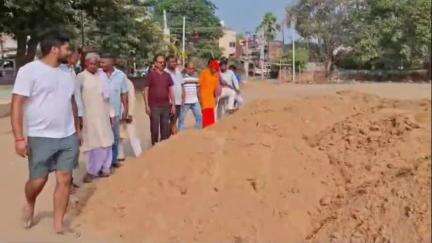 गोपाष्टमी पूजा को  हसपुरा में तैयारी पूरी,10 नवंबर को  बड़ी फील्ड पर पहलवानों के बीच महा मुकाबला व सांस्कृतिक कार्यक्रम