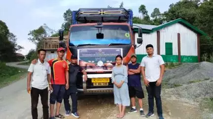 Mawmrang Organic #FPC from Saitual District of #Mizoram under #MOVCDNER supplied 12 MT of Fresh Ginger to Staunch Enterprises, Guwahati #Assam on 19th June 2023.