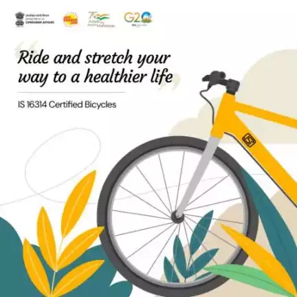 Embrace a healthier lifestyle by riding and stretching with BIS IS:16314 certified bicycles, ensuring a safe and joyful journey towards better well-being!

#Bicycle #Qualityprproduct #Safetystandard #Indianstandard #healthylife