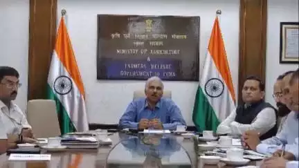 Shri Manoj Ahuja, Secretary, Ministry of Agriculture & Farmers Welfare, Govt. of India, unveiled a new #AIF campaign for banks under Agri Infra Fund titled #BHARAT (Banks Heralding Accelerated Rural & Agriculture Transformation).