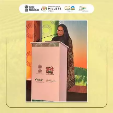 In her welcome address, HE Namgya Khampa, the High Commissioner of India to Kenya, highlighted the significance of #millets in mitigating the issues of malnutrition and global hunger.