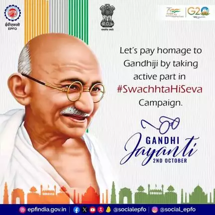 let's pay homage to Gandhiji by taking active part in #SwachataHiSeva campaign