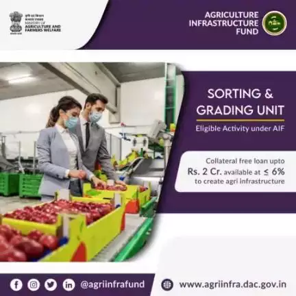 AIF facilitates setting up and modernization of key elements of the value chain with Post Harvest Management Projects like Sorting and Grading Units used in Food Processing Industries.

#agrigoi #AIF #agriinfrafund #agristartups