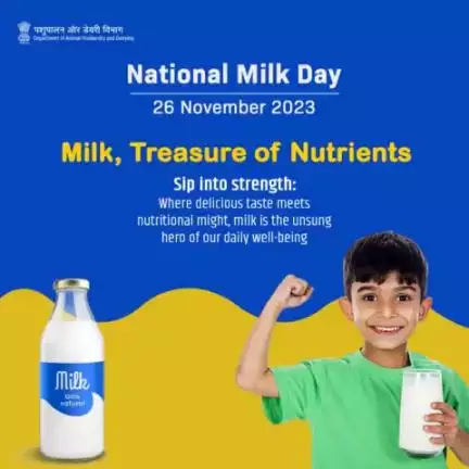 Beyond its delicious taste, milk is a powerhouse of nutrients. From calcium for strong bones to protein for muscle power, it’s the unsung hero of our daily nutrition.
#NationalMilkDay #livestock #dairyfarm #dairy #atmanirbharbhat #dairyfarm