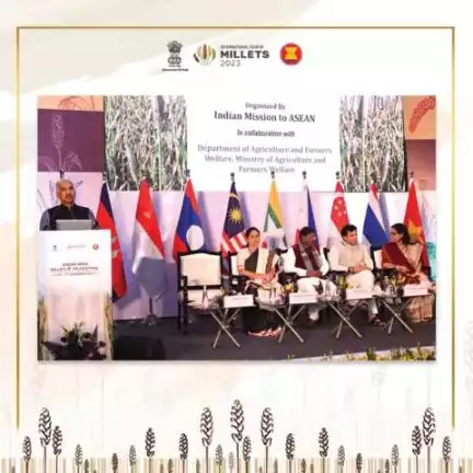 In his welcome remarks, Shri Manoj Ahuja, Secretary DA&FW, welcomed all dignitaries, providing an overview of India’s committed celebration of the #IYM2023 and significant strides taken towards the promotion of ancient grains.